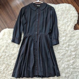 Vintage multi color striped dress